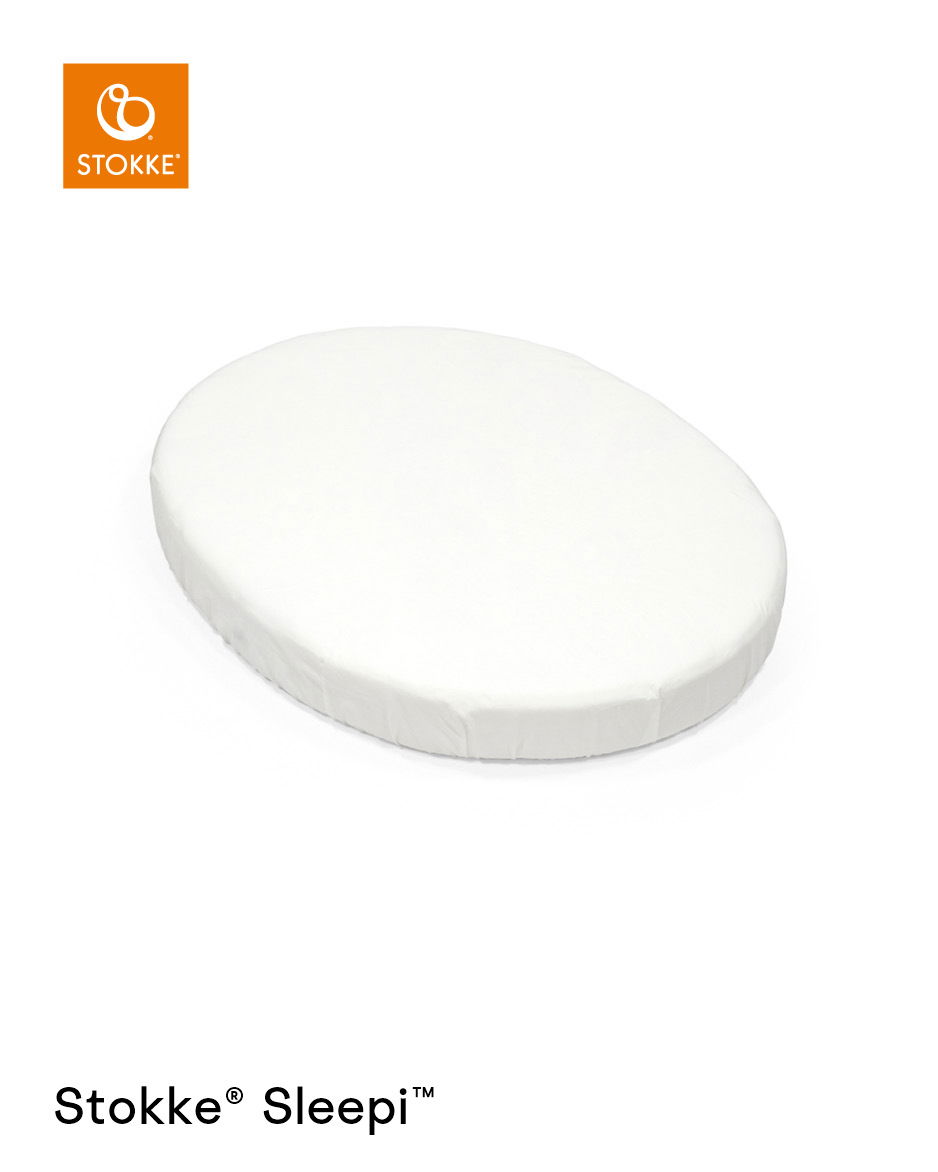 Stokke® Sleepi™ Mini Spannbettlaken V3 White OCS