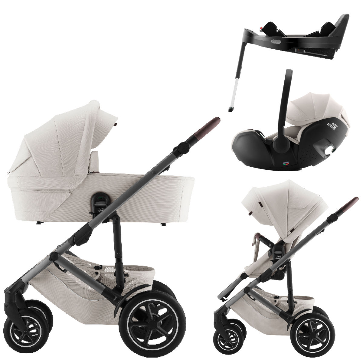 Britax Smile 5Z Kinderwagen Bundle - Soft Taupe