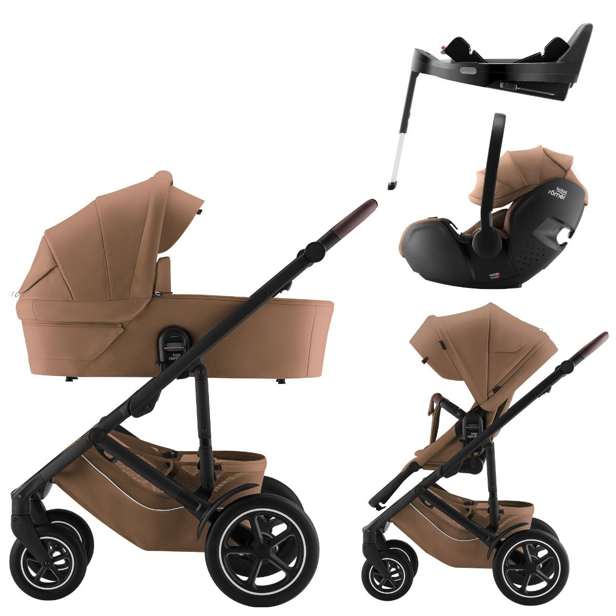 Britax Smile 5Z Kinderwagen Bundle - Warm Caramel