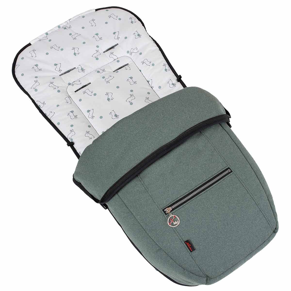 Hartan Sommer Winter Fußsack 2023 für GTS Kinderwagen (910 little penguin Gestell platin)