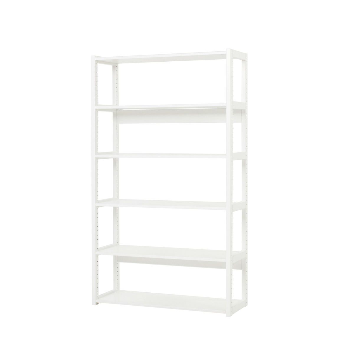 Hoppekids Storey Regal 1-teilig weiß 100 cm Breite, mit 6 Regalbrettern