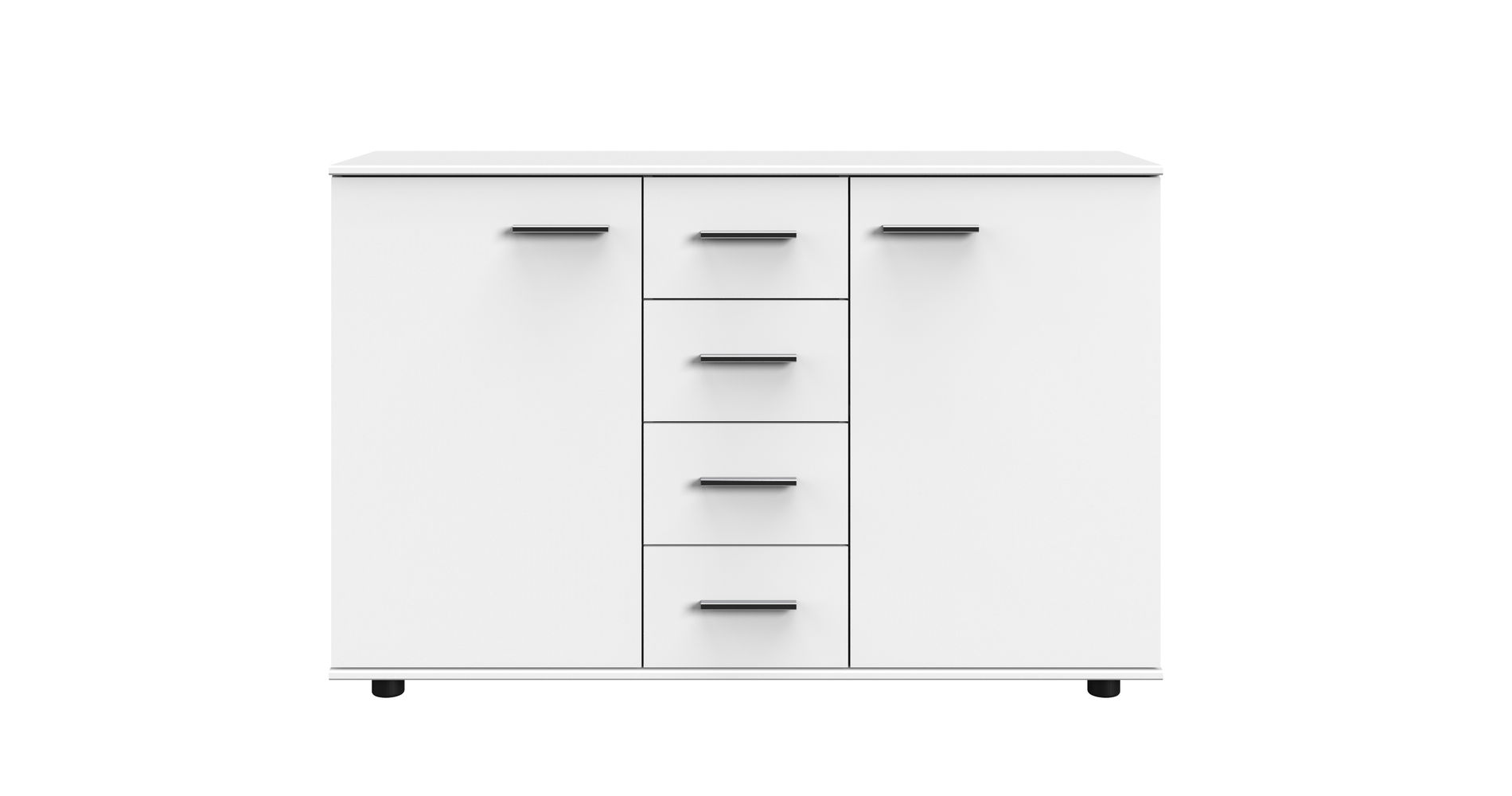 Wimex Susan Kombikommode 2T 4S Weiß