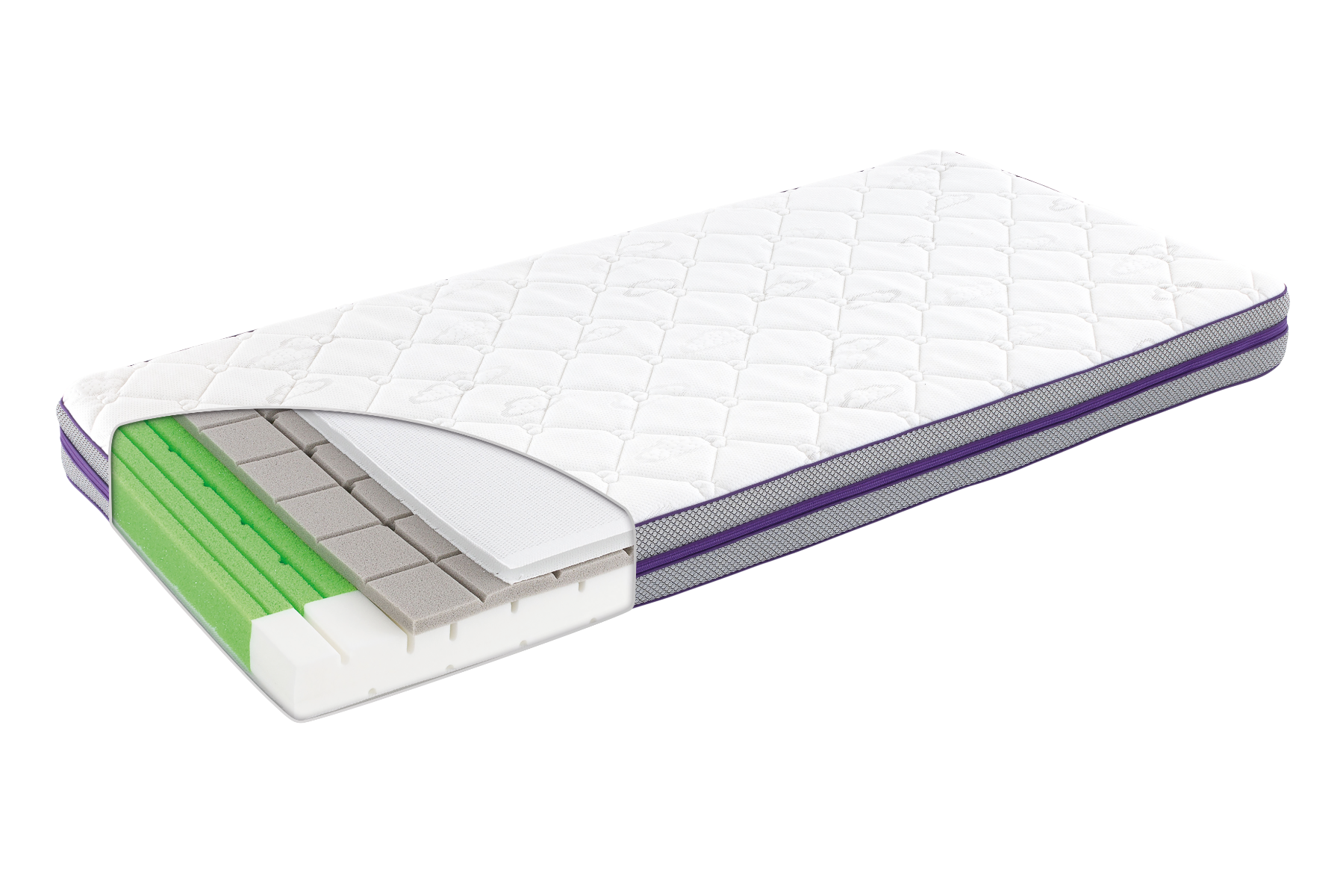 Träumeland Airkiss Matratze 60 x 120 cm elastische, atmungsaktive Premiummatratze