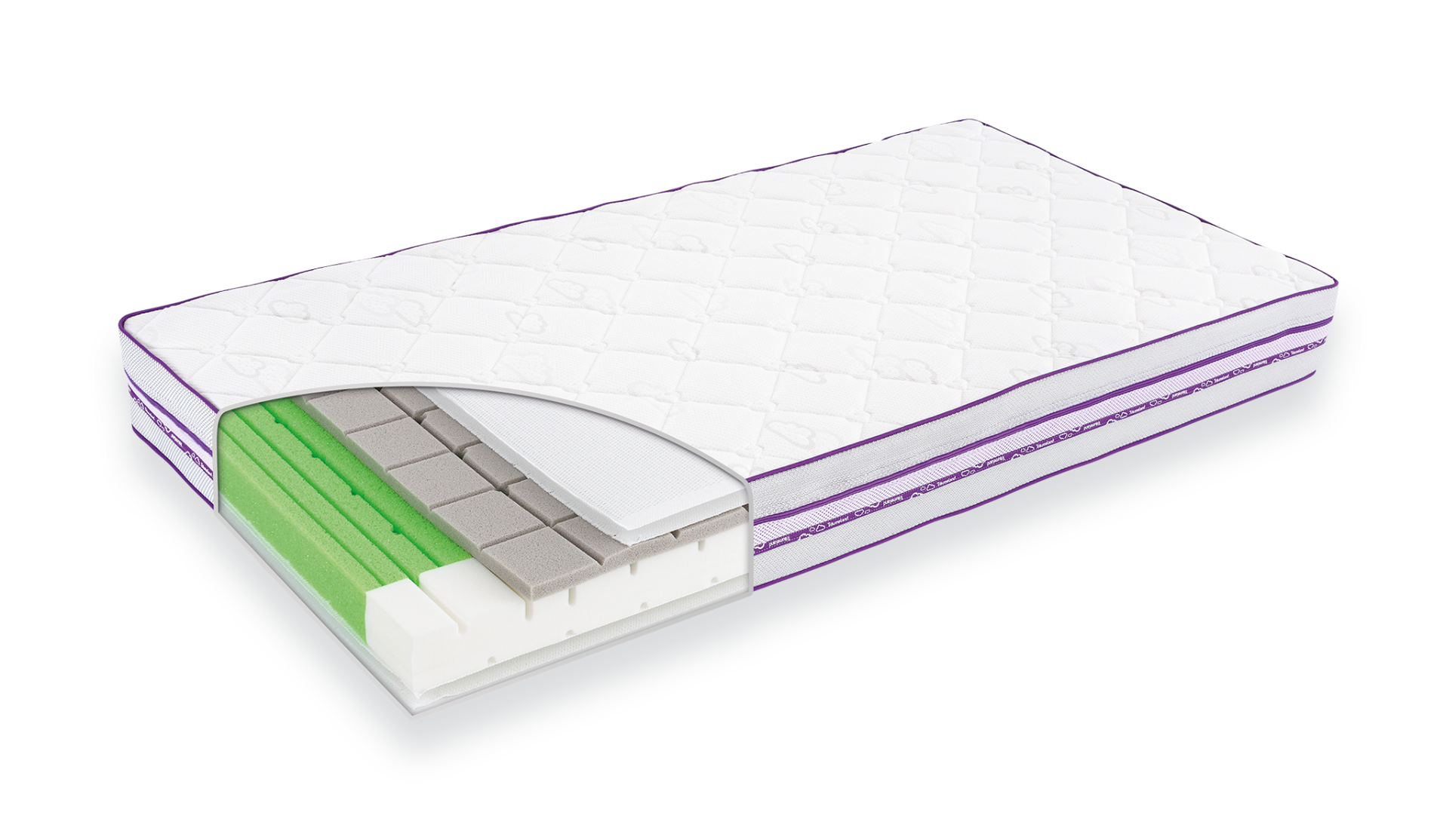 Träumeland Airkiss Matratze 70 x 140 cm elastische, atmungsaktive Premiummatratze