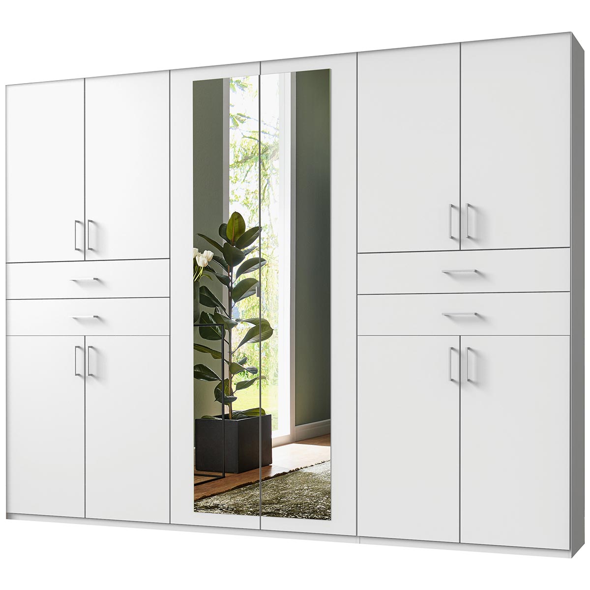 Wimex Taiga Kleiderschrank 270 cm Weiß