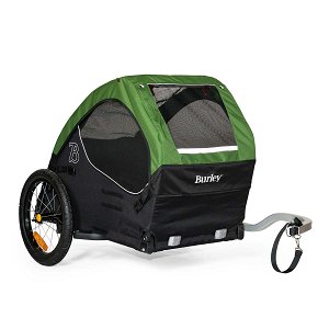 Burley Tail Wagon Fahrradanhänger für Hunde Modell 2022, schwarz/grün