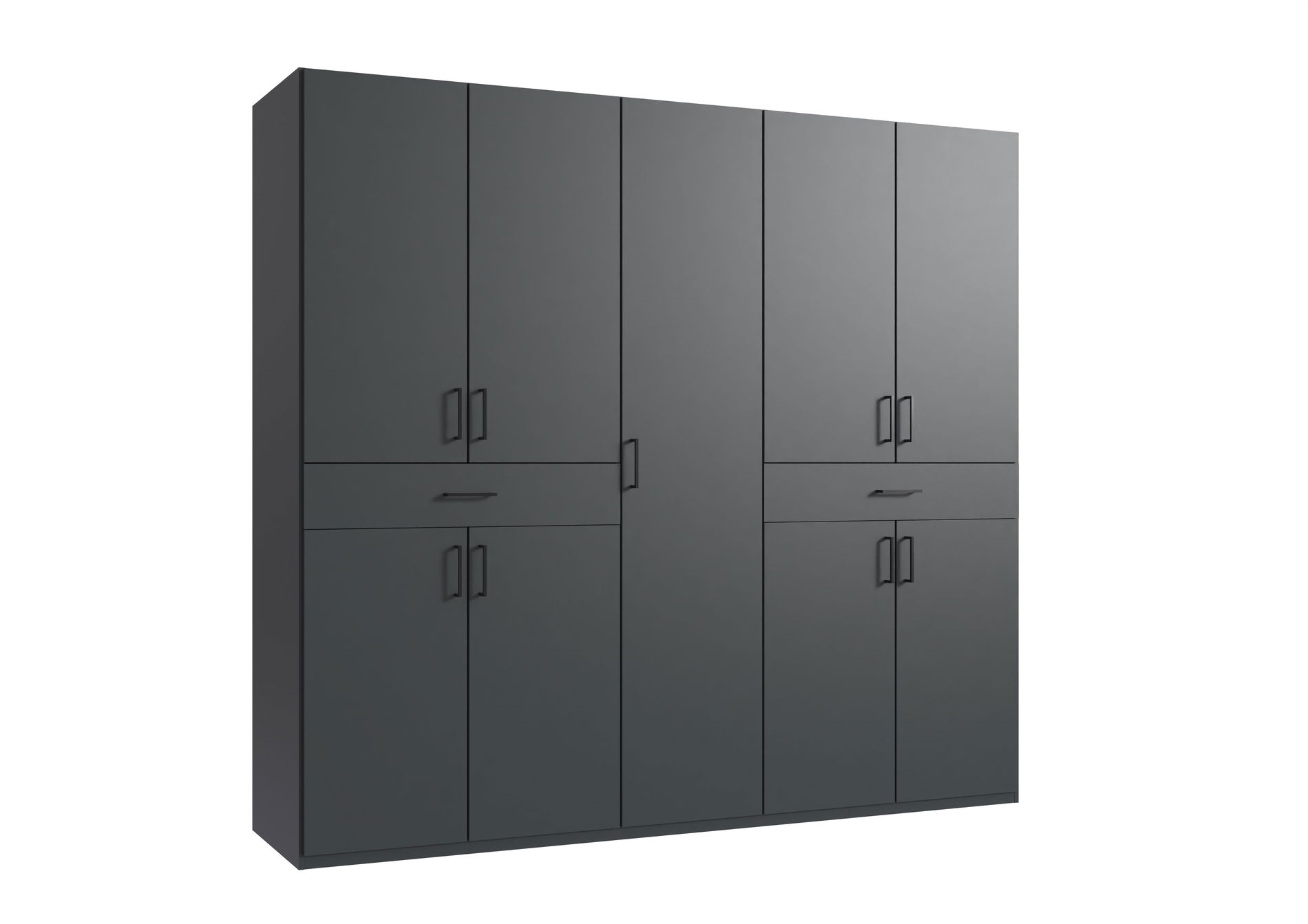 Wimex Tibet Kleiderschrank 225 cm Grafit