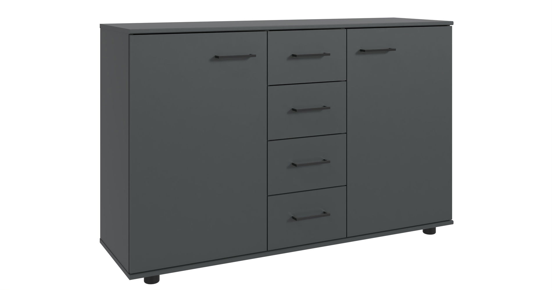 Wimex Tibet Kombikommode 2T 4S Grafit