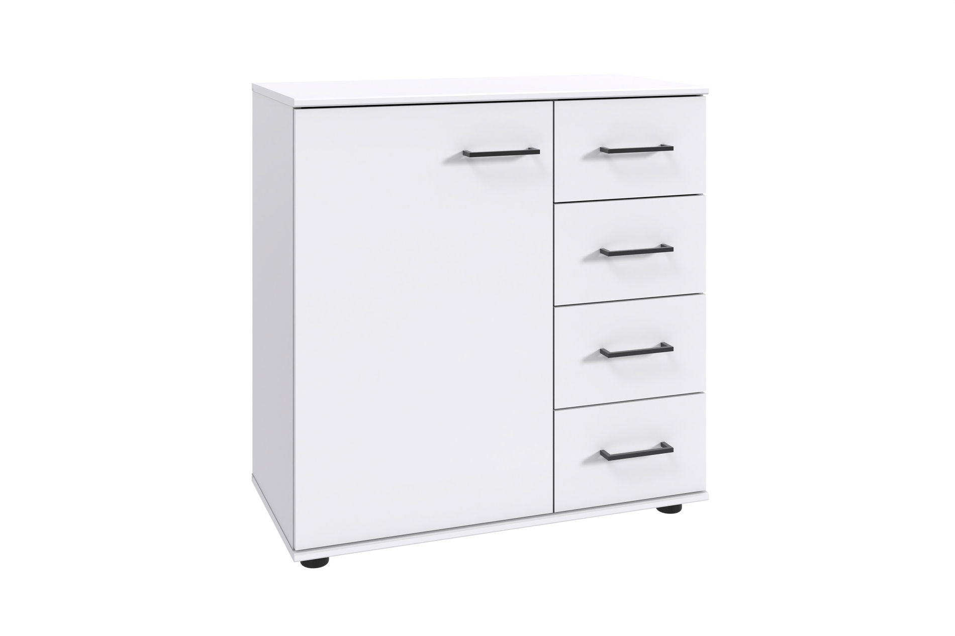 Wimex Tibet Kombikommode 1T 4S Weiß