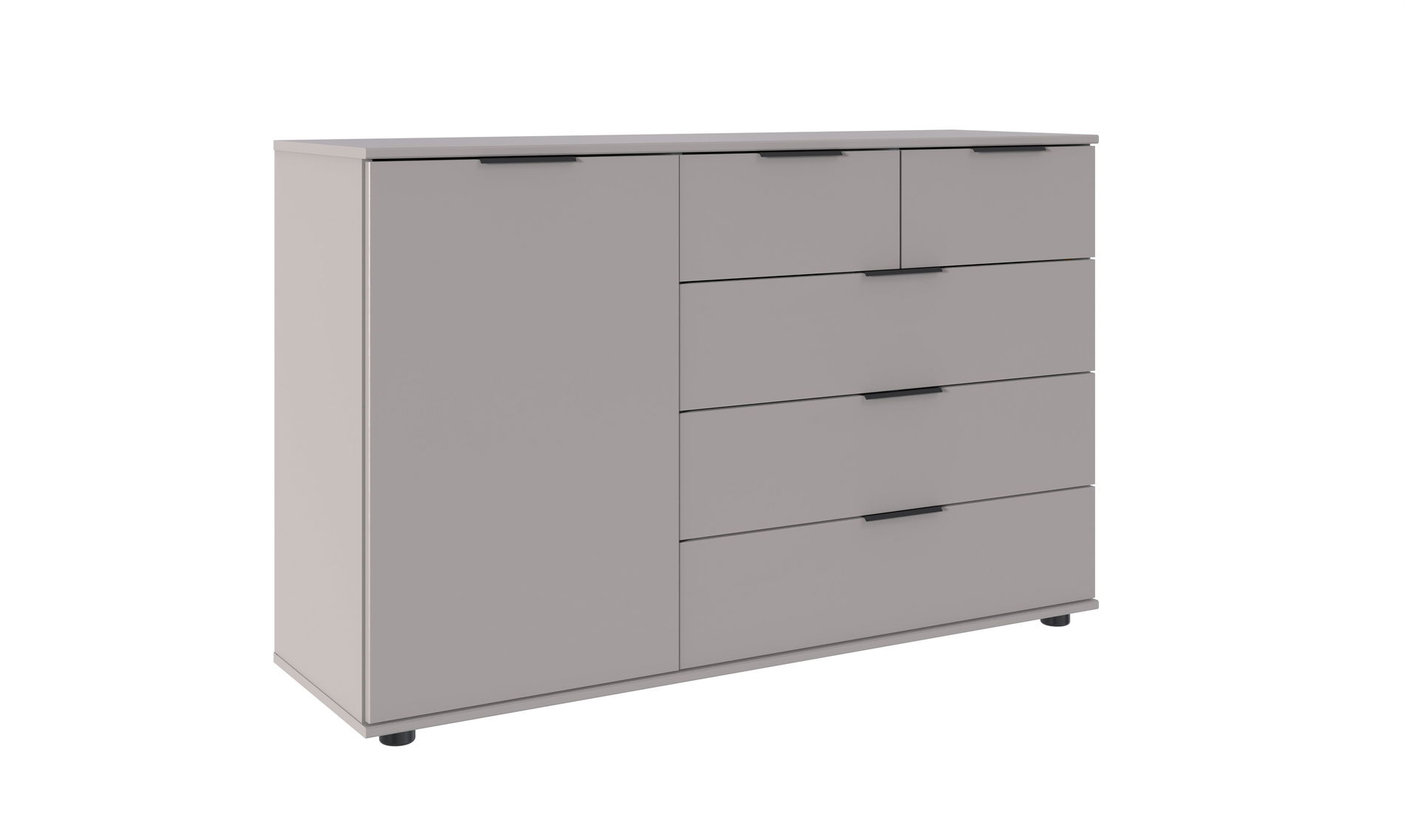 Wimex Tilburg Kombikommode 1T 5S Saharagrau