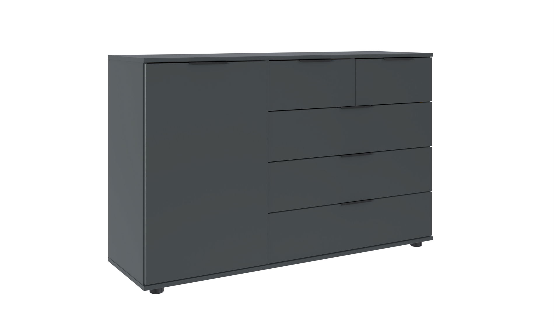 Wimex Tilburg Kombikommode 1T 5S Grafit