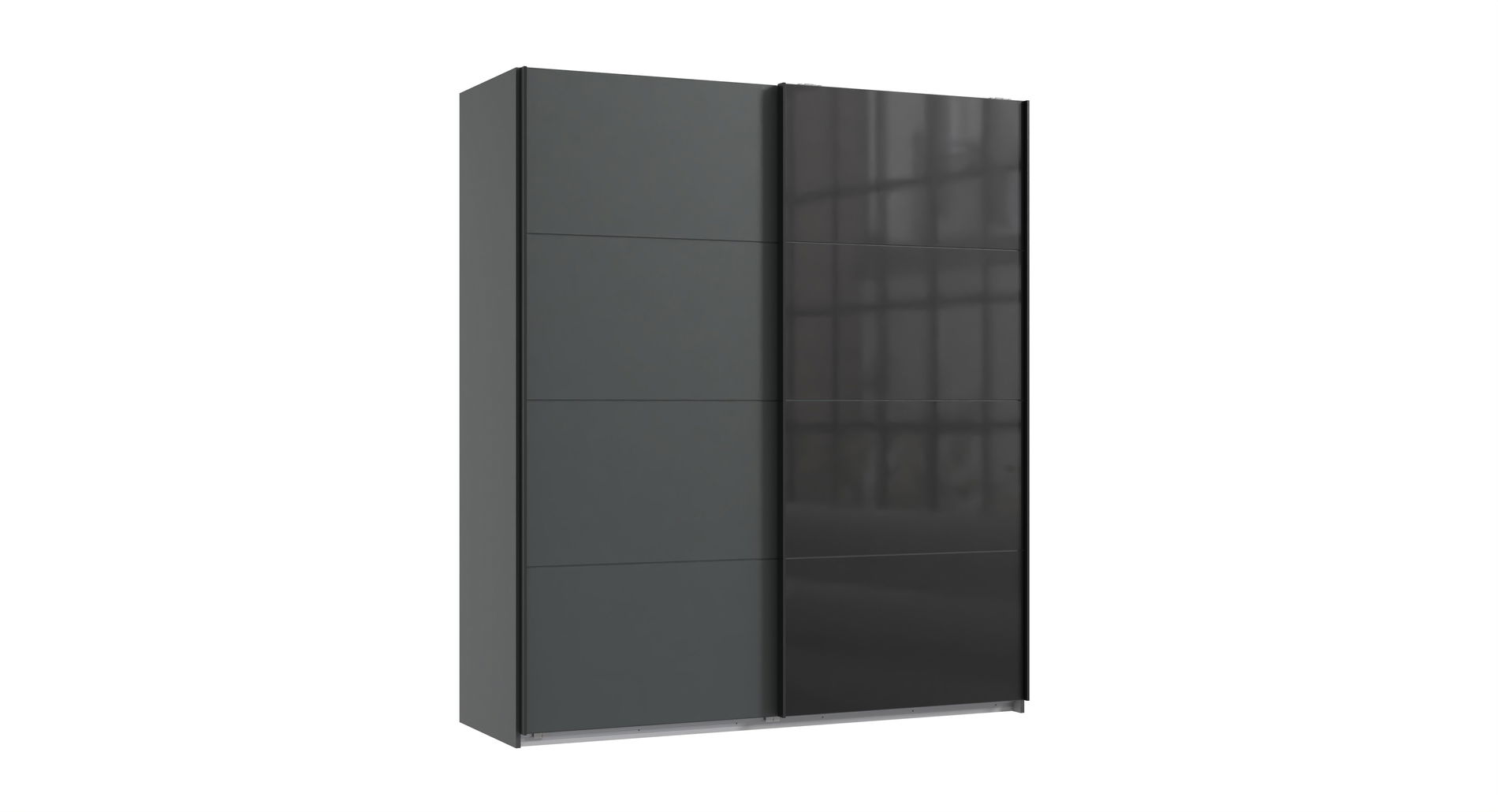 Wimex Tilburg Schwebetürenschrank 180 cm Grafit