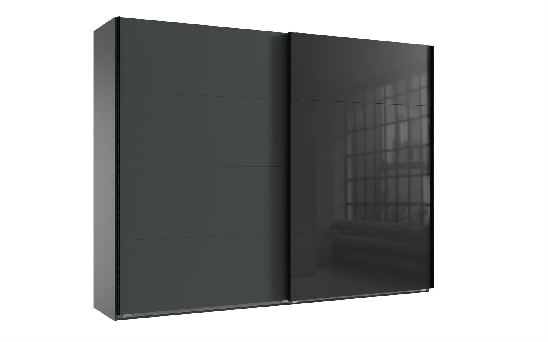 Wimex Tilburg Schwebetürenschrank 225 cm Grafit