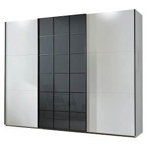 Wimex Vanea Kleiderschrank 4 Spiegel 270 cm Weiß