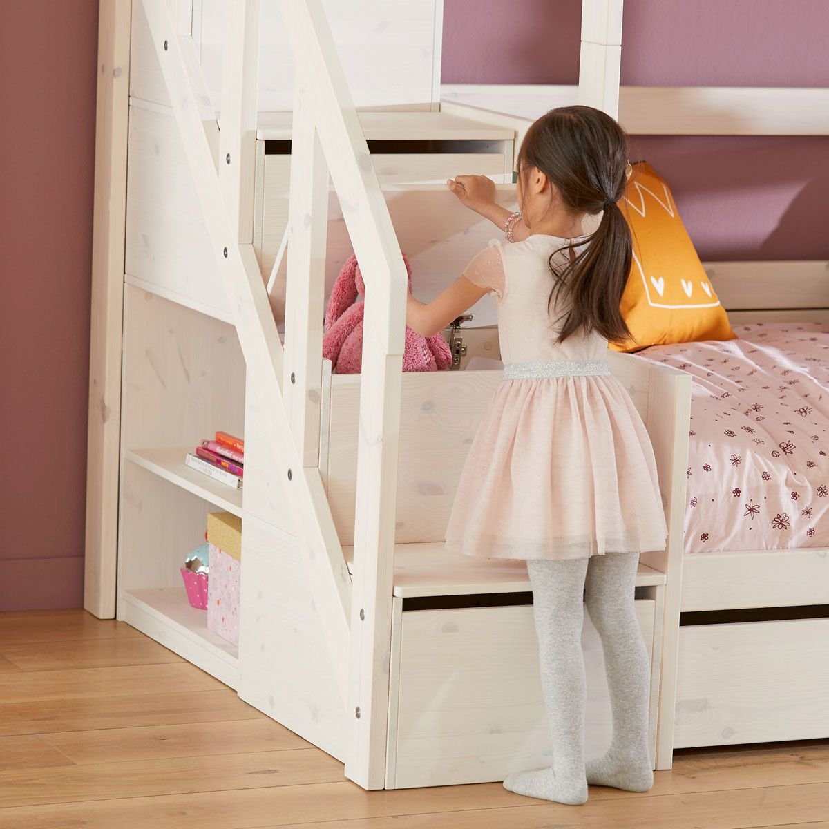 LIFETIME high quality halbhohes Hüttenbett Kinderbett