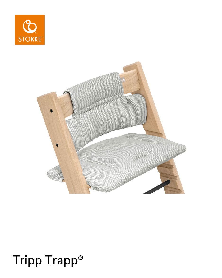 Stokke® Tripp Trapp® Sitzkissen neueste Ausführung in allen Farben ( Sitzkissen: mit Sitzkissen, Farbe Nordic Grey OCS / 100366)