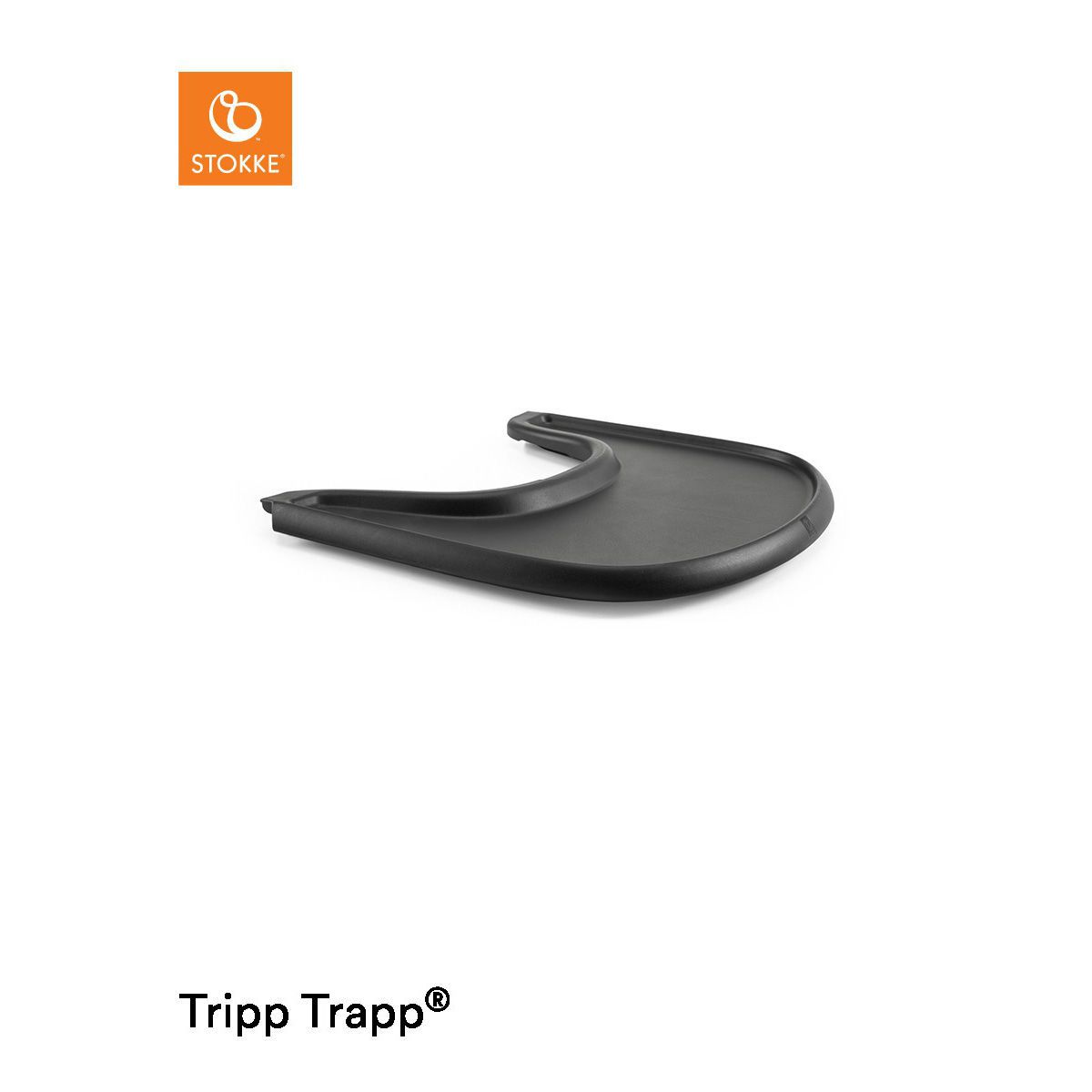 Stokke® Tray zum Tripp Trapp® Hochstuhl in schwarz zum Aktionspreis