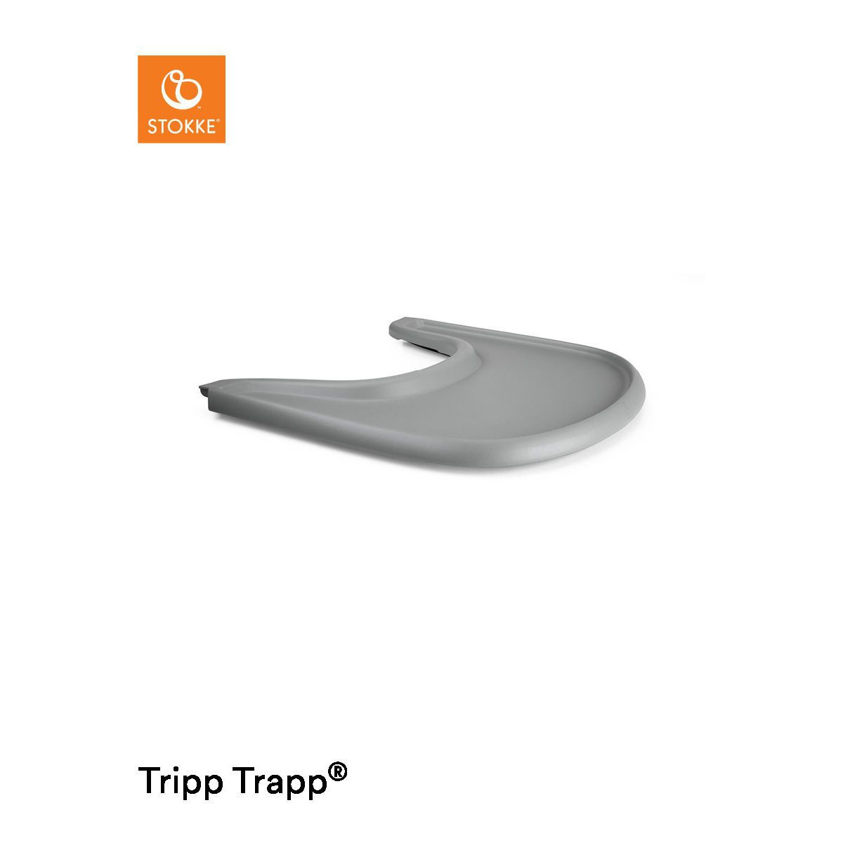 Stokke® Tray zum Tripp Trapp® Hochstuhl in Storm Grey ( Baby Set: ohne, ohne)