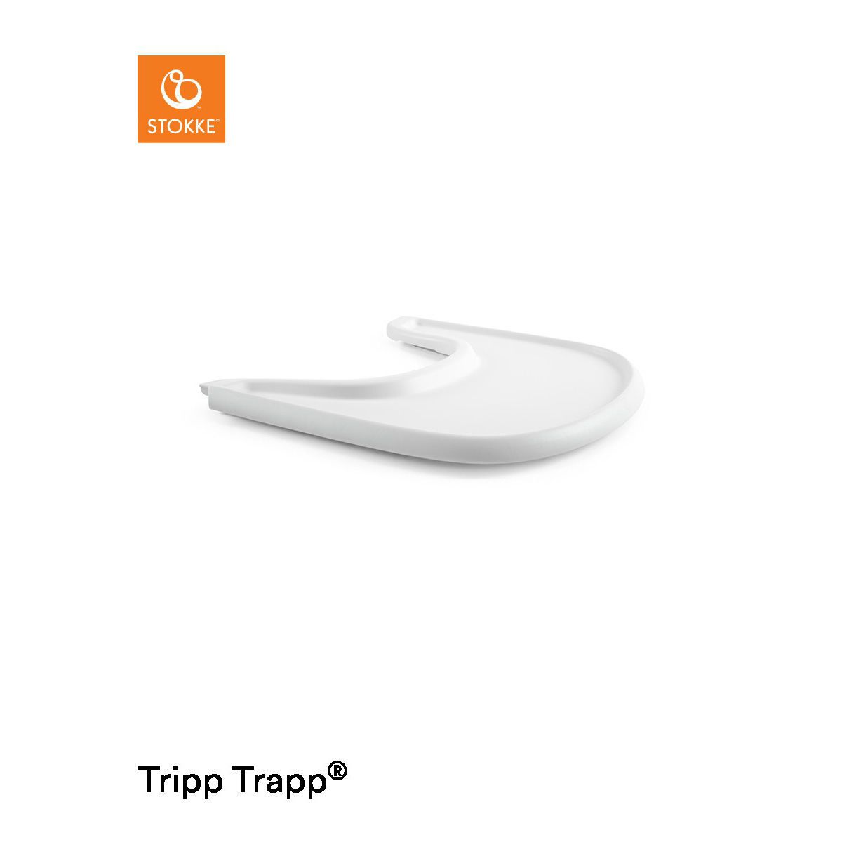 Stokke® Tray zum Tripp Trapp® Hochstuhl in weiß ( Baby Set: ohne, ohne, ohne)