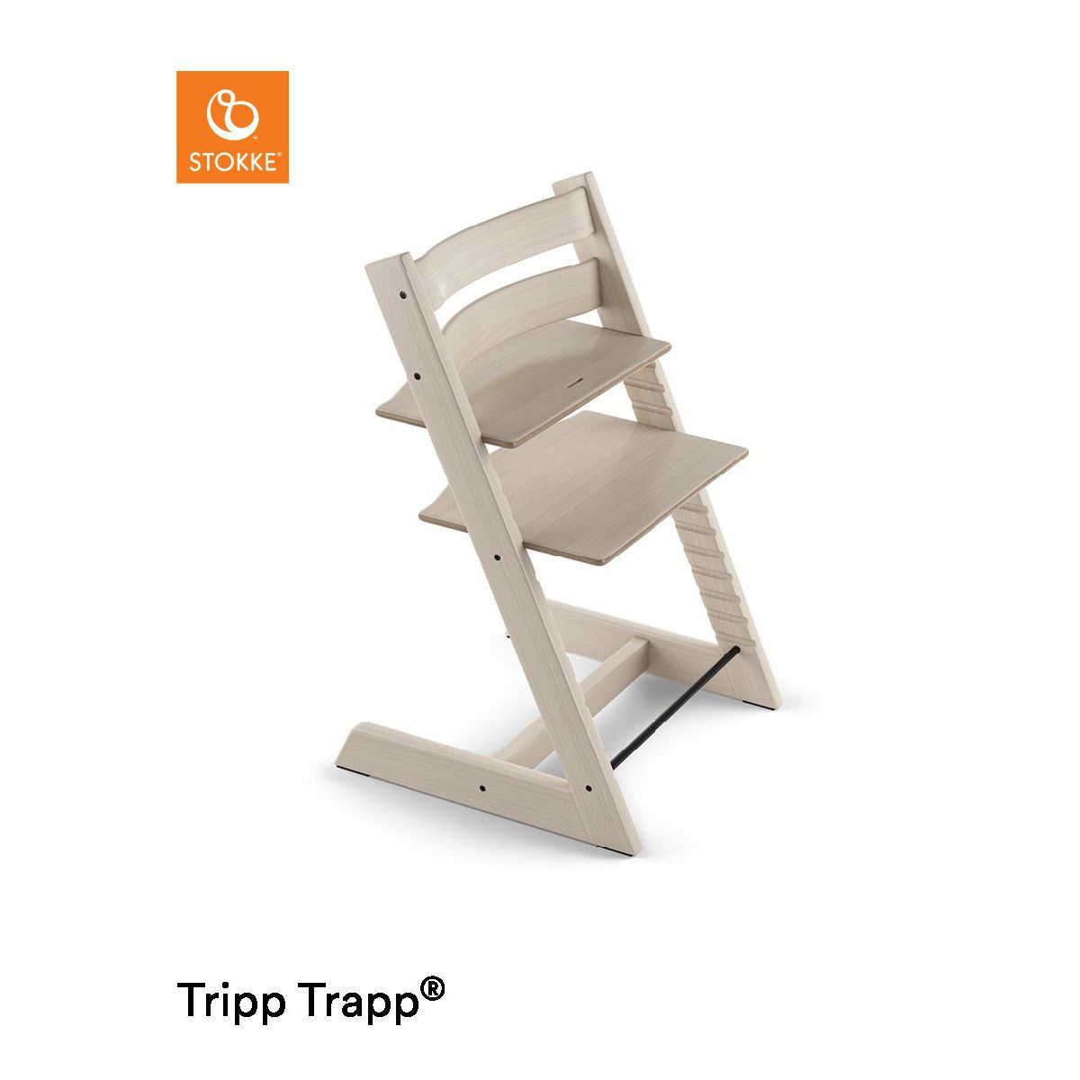 Stokke® Tripp Trapp® whitewash Hochstuhl neuestes Modell