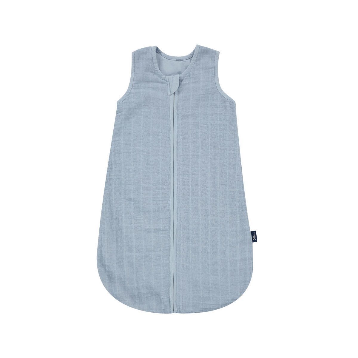 Alvi Mull-Schlafsack uni blau 102-1  leichter Schlafsack für Frühjahr & Sommer