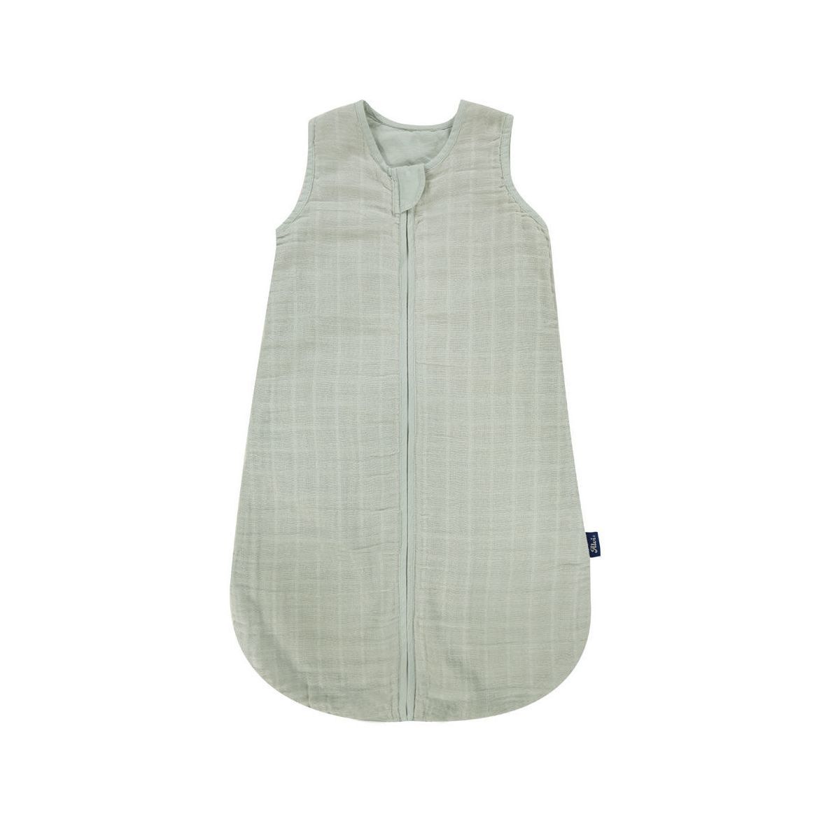 Alvi Mull-Schlafsack uni grün 102-3  leichter Schlafsack für Frühjahr & Sommer