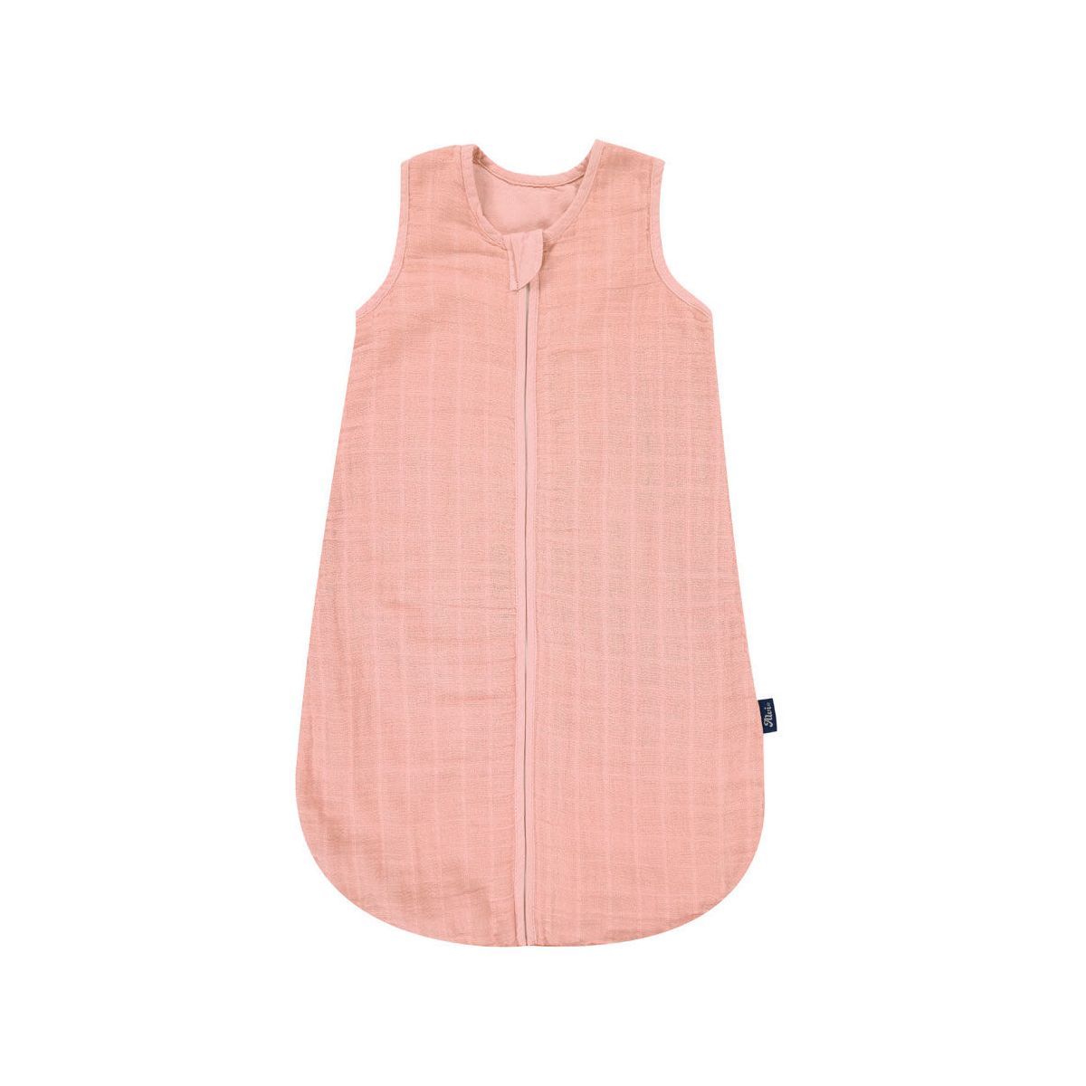 Alvi Mull-Schlafsack uni pink 102-2  leichter Schlafsack für Frühjahr & Sommer