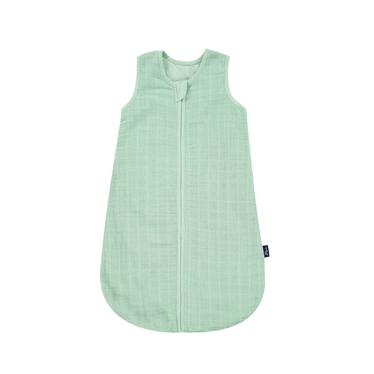 Alvi Mull-Schlafsack uni türkis 102-0  leichter Schlafsack für Frühjahr & Sommer