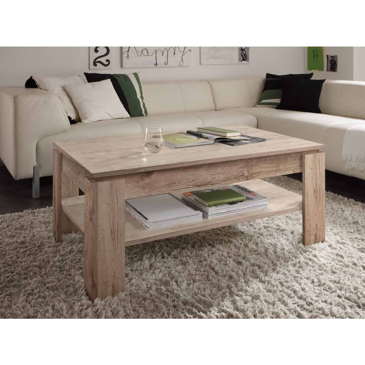 trendteam Universal Couchtisch Eiche San Remo Sand