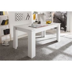 trendteam Universal Esstisch Weiß ausziehbarer Tisch