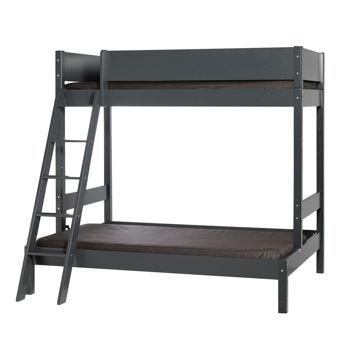 Manis-h Etagenbett VALE 90/140x200 cm einfarbig Familien-Kombibett - 22 Farben wählbar