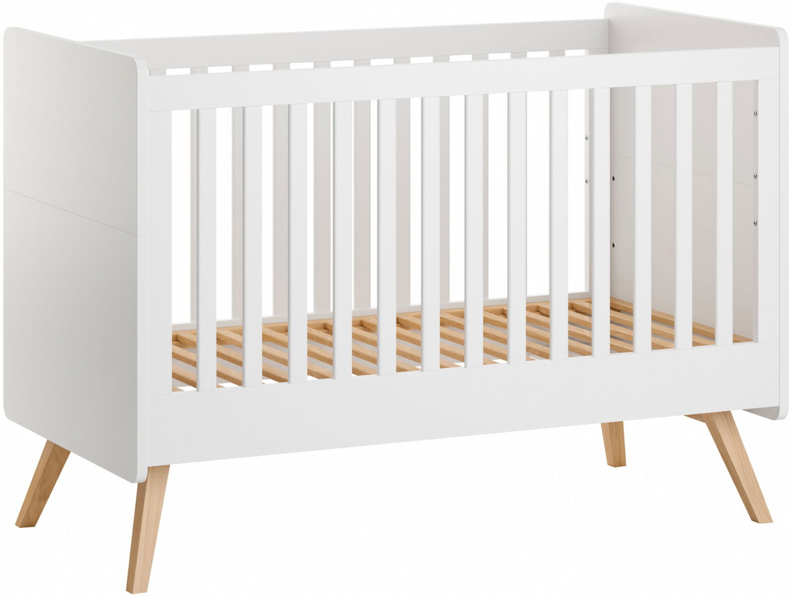 VOX Vintage - Kinderbett 70x140cm FR weiß/Eiche