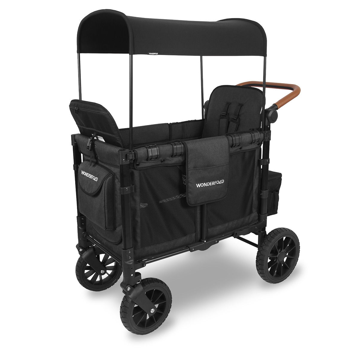 WonderFold W2 Luxe Bollerwagen - Volcano Black