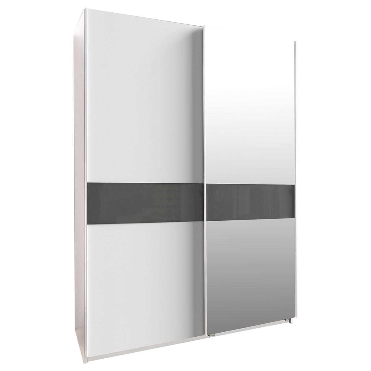 Wimex Weimar Schwebetürenschrank 1 Spiegel 135 cm Weiß