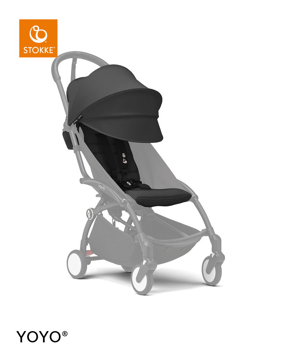 Stokke YOYO3 6+ Textilset Black