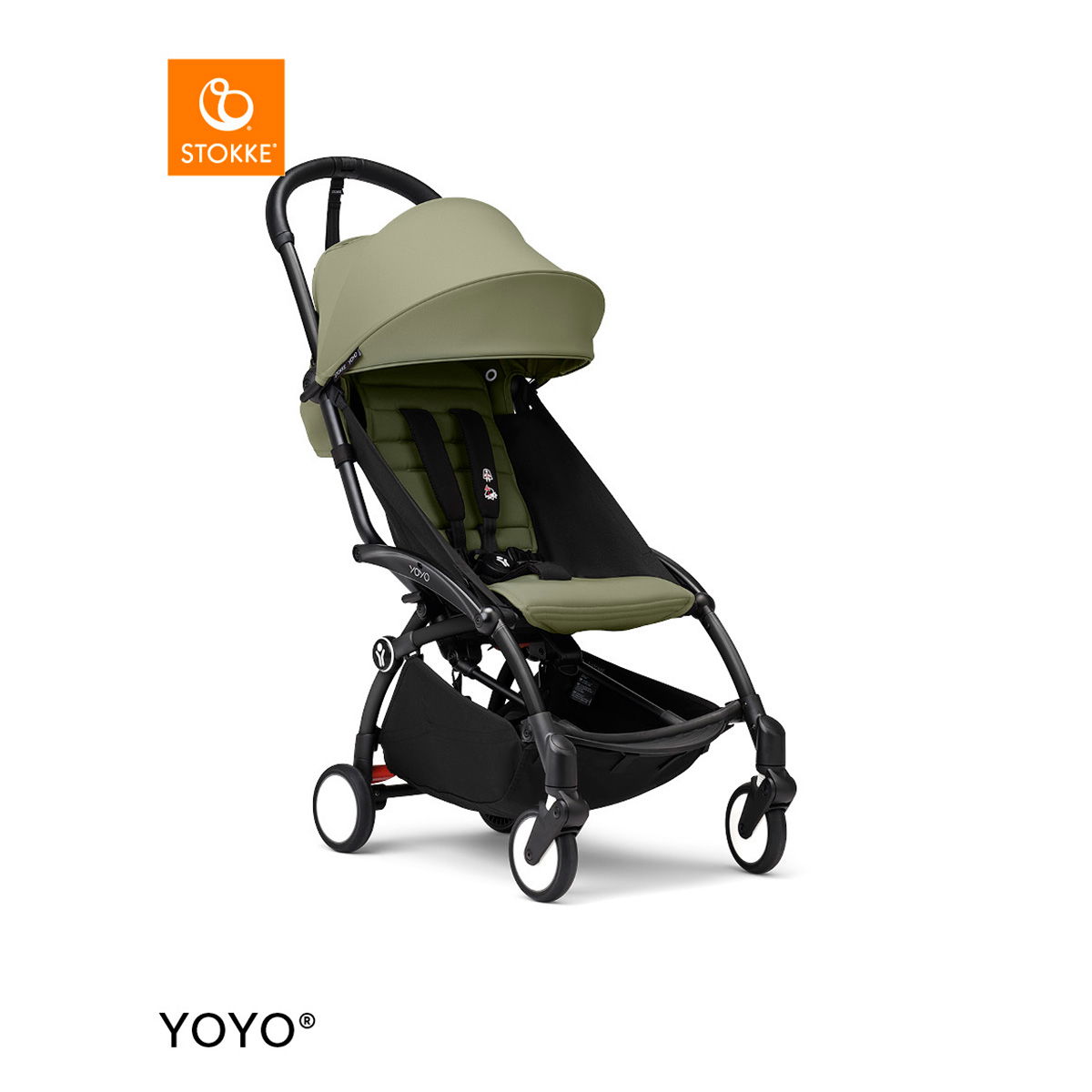 Stokke® Yoyo³ Buggy Olive (schwarz)
