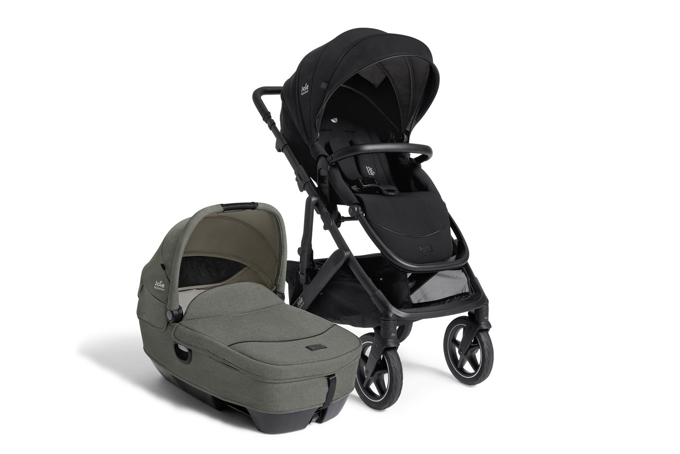 Joie Signature Kombi-Kinderwagen Vinca Eclipse inkl. Calmi R129 Evergreen