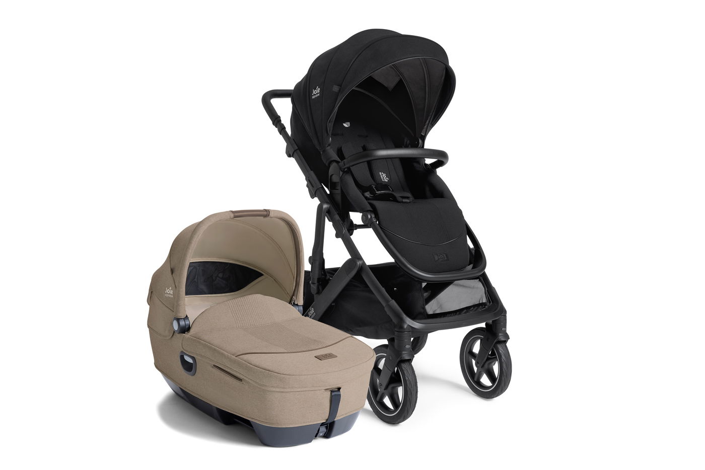 Joie Signature Kombi-Kinderwagen Vinca Eclipse inkl. Calmi R129 Sandstone