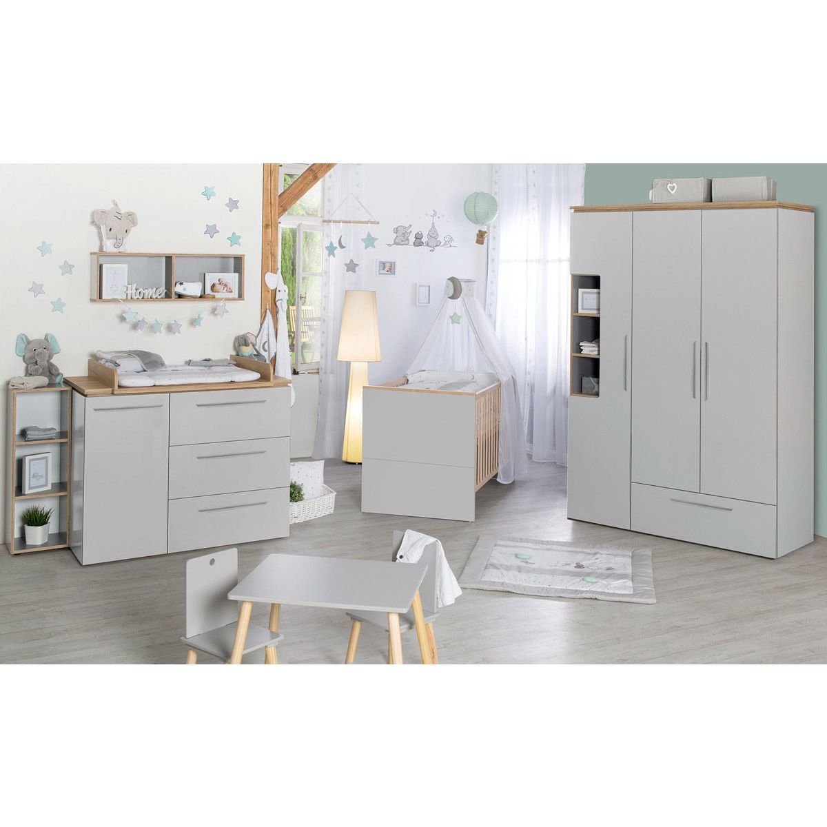 Roba Tobi Kinderzimmer 3-türiger Schrank | zum Toppreis