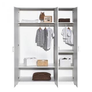 Schardt Classic White Kleiderschrank offen