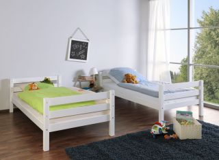 Relita Beni L Etagenbett Buche weiß - Einzelbetten
