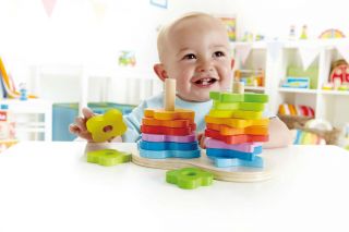 Hape Regenbogen Steckspiel