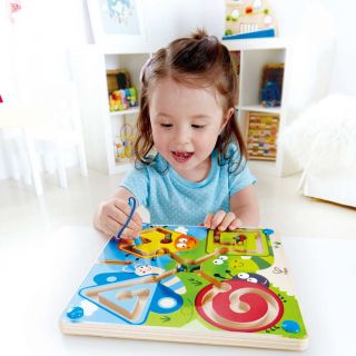 Hape Magnet Labyrinth Kleine Tierwelt