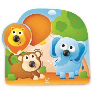 Hape Knopfpuzzle Dschungeltiere