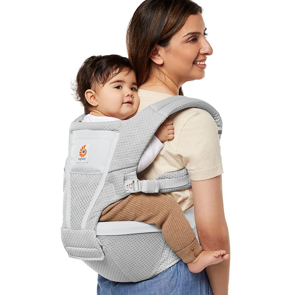 Rückentrageweise - Ergobaby Alta Hüftsitz Babytrage